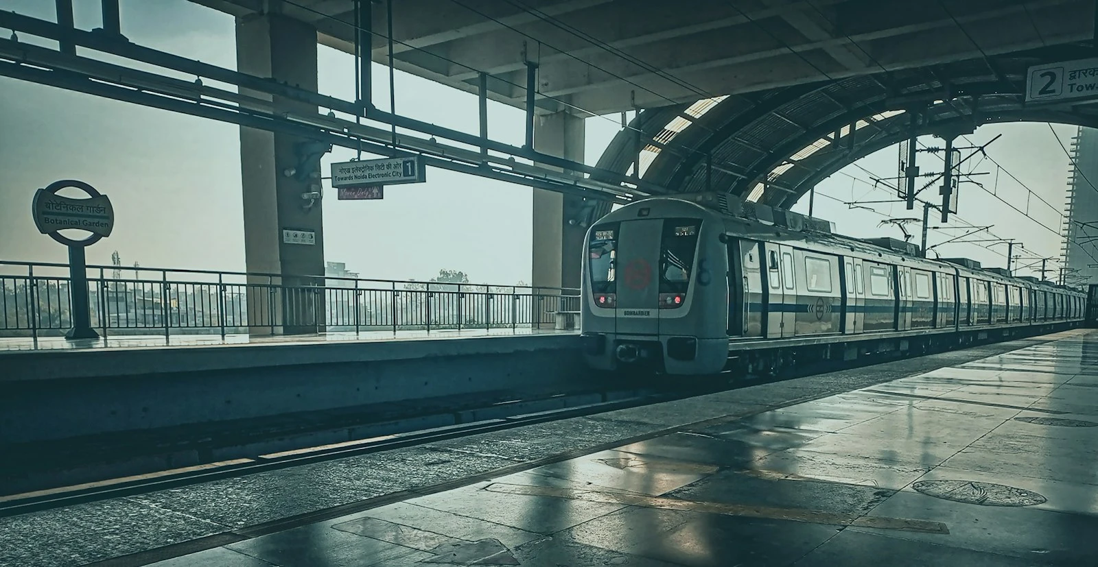 Tàu metro, minh họa mô hình đô thị TOD của quy hoạch Vinhomes Kỳ Hòa (ảnh minh họa)