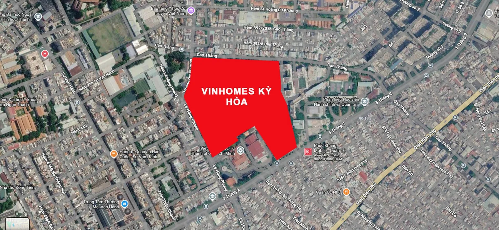 Vị trí Vinhomes Kỳ Hòa và khả năng kết nối giao thông 2 - Vị trí Vinhomes Kỳ Hòa và khả năng kết nối giao thông Hình ảnh mô tả vị trí Vinhomes Kỳ Hòa với các tuyến đường giao thông kết nối thuận lợi.